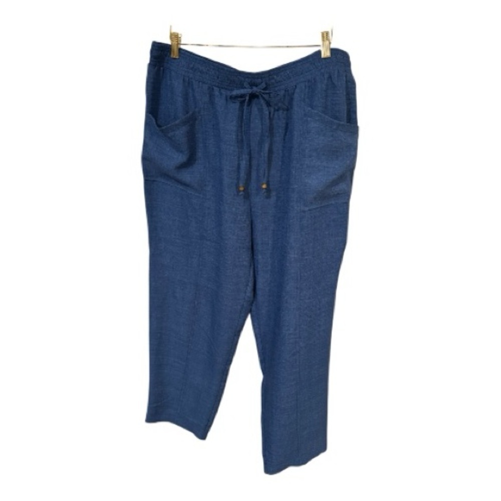 Soho Blue Drawstring Joggers - Picture 2 of 6